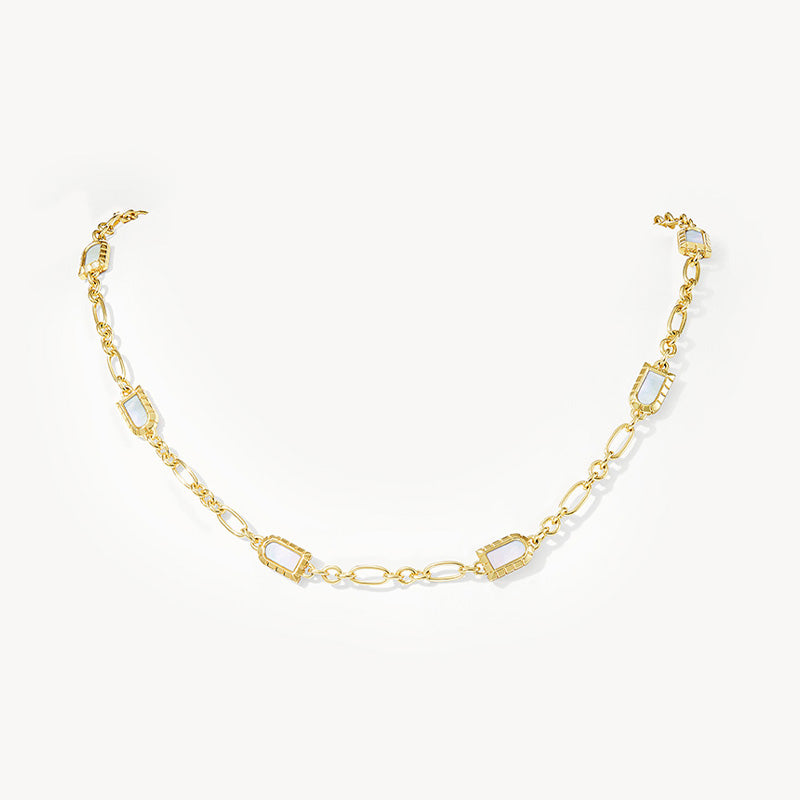 Multi-Arch Mother-of-Pearl Necklace