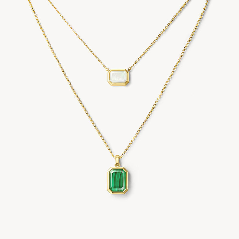 Ms. Lola Malachite Necklace