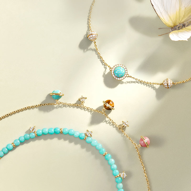 New Heliocentric Amazonite Bracelet