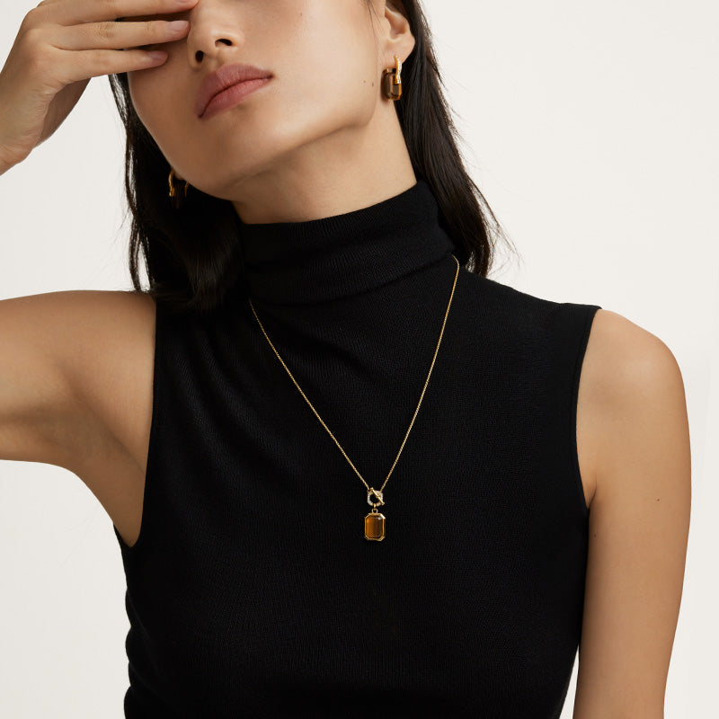 Ms. Lola Tiger's Eye Necklace