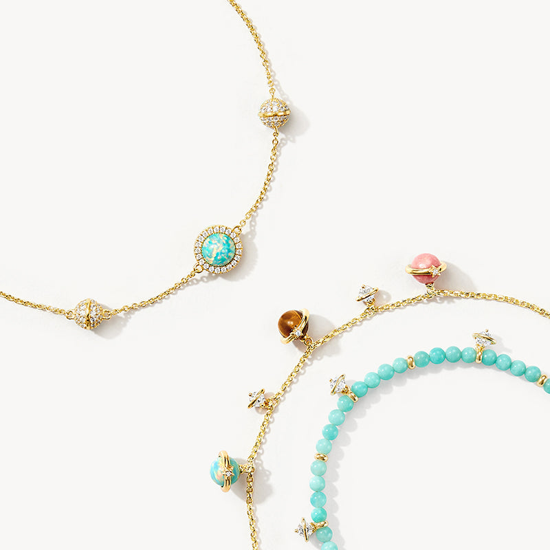 New Heliocentric Amazonite Bracelet