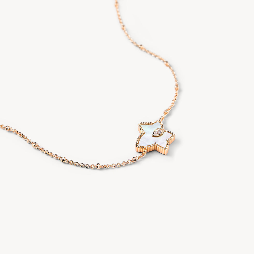 Mother-of-Pearl Bead Bracelet