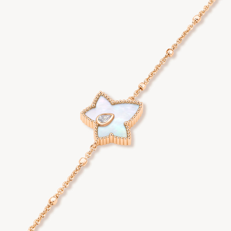 Mother-of-Pearl Bead Bracelet