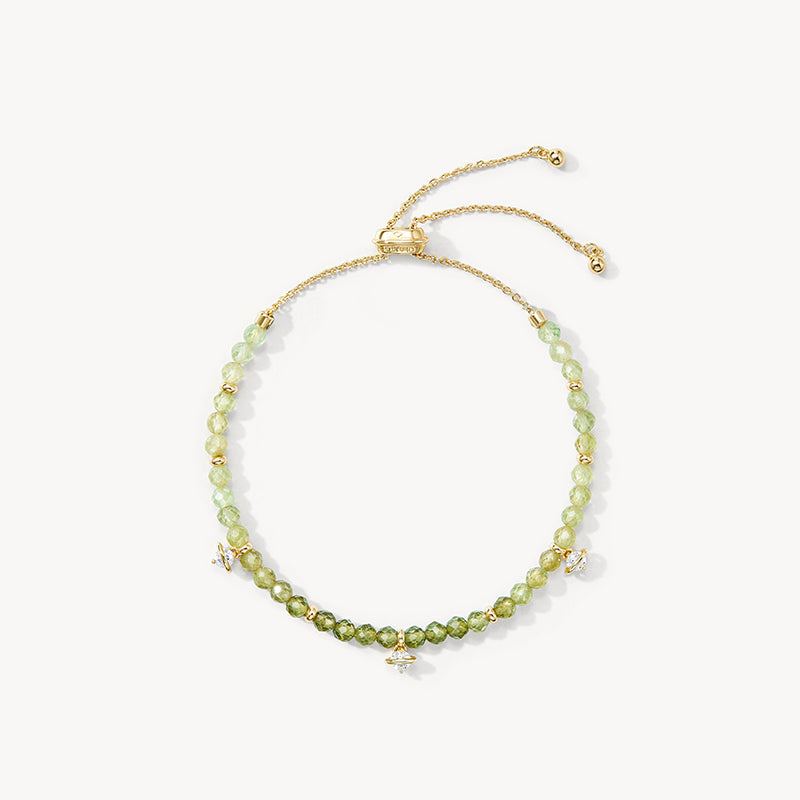 New Heliocentric Green Garnet Bracelet