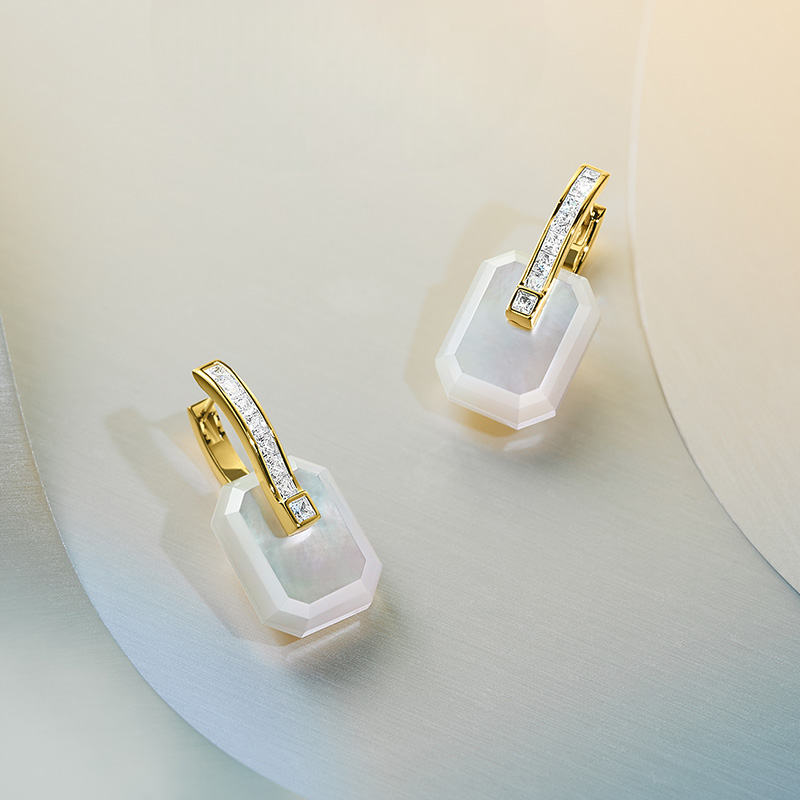 Ms. Lola Mother of Pearl Earrings