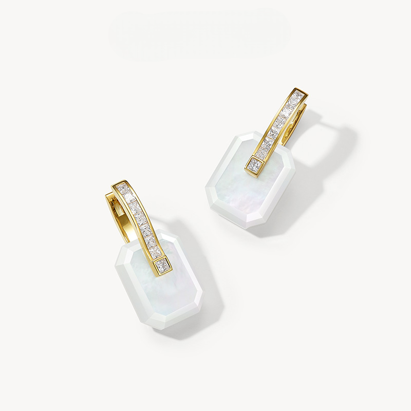 Ms. Lola Mother of Pearl Earrings