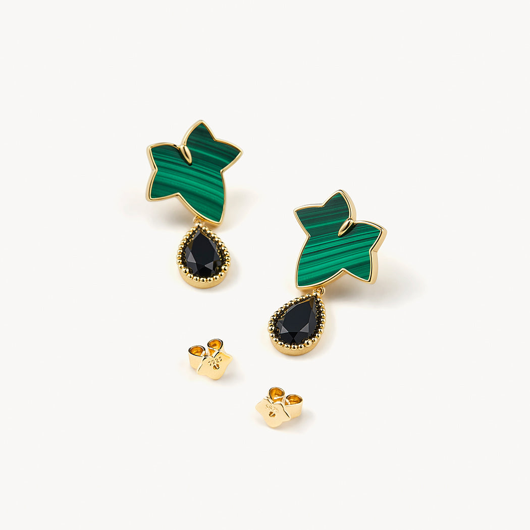 Malachite Earrings