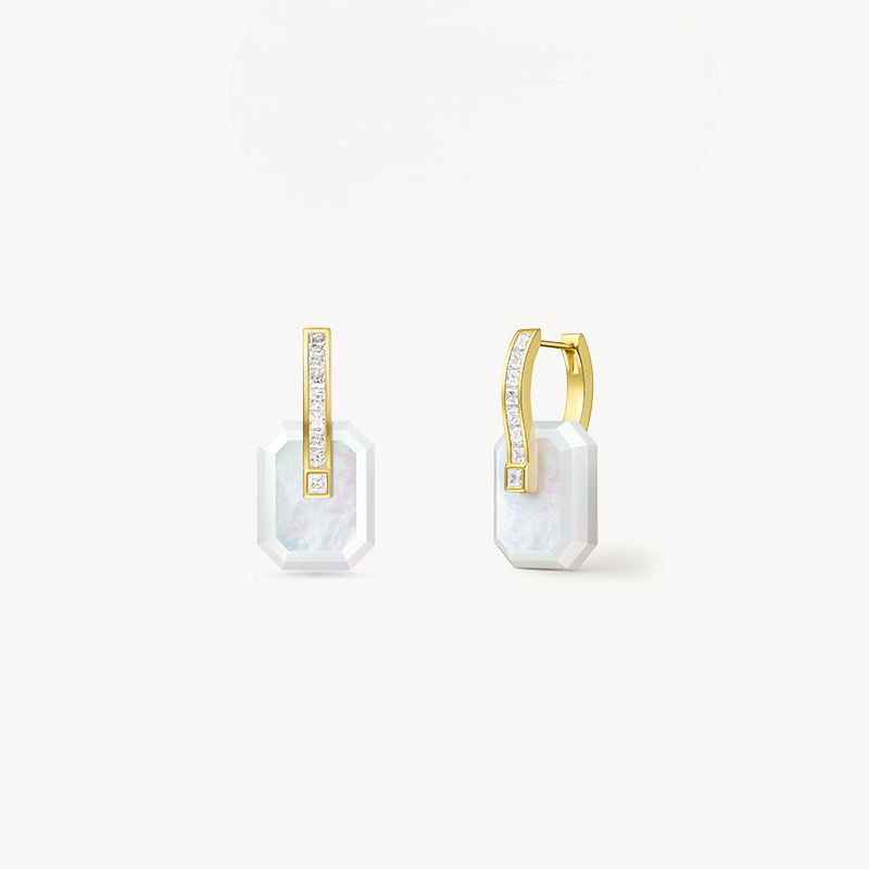 Ms. Lola Mother of Pearl Earrings