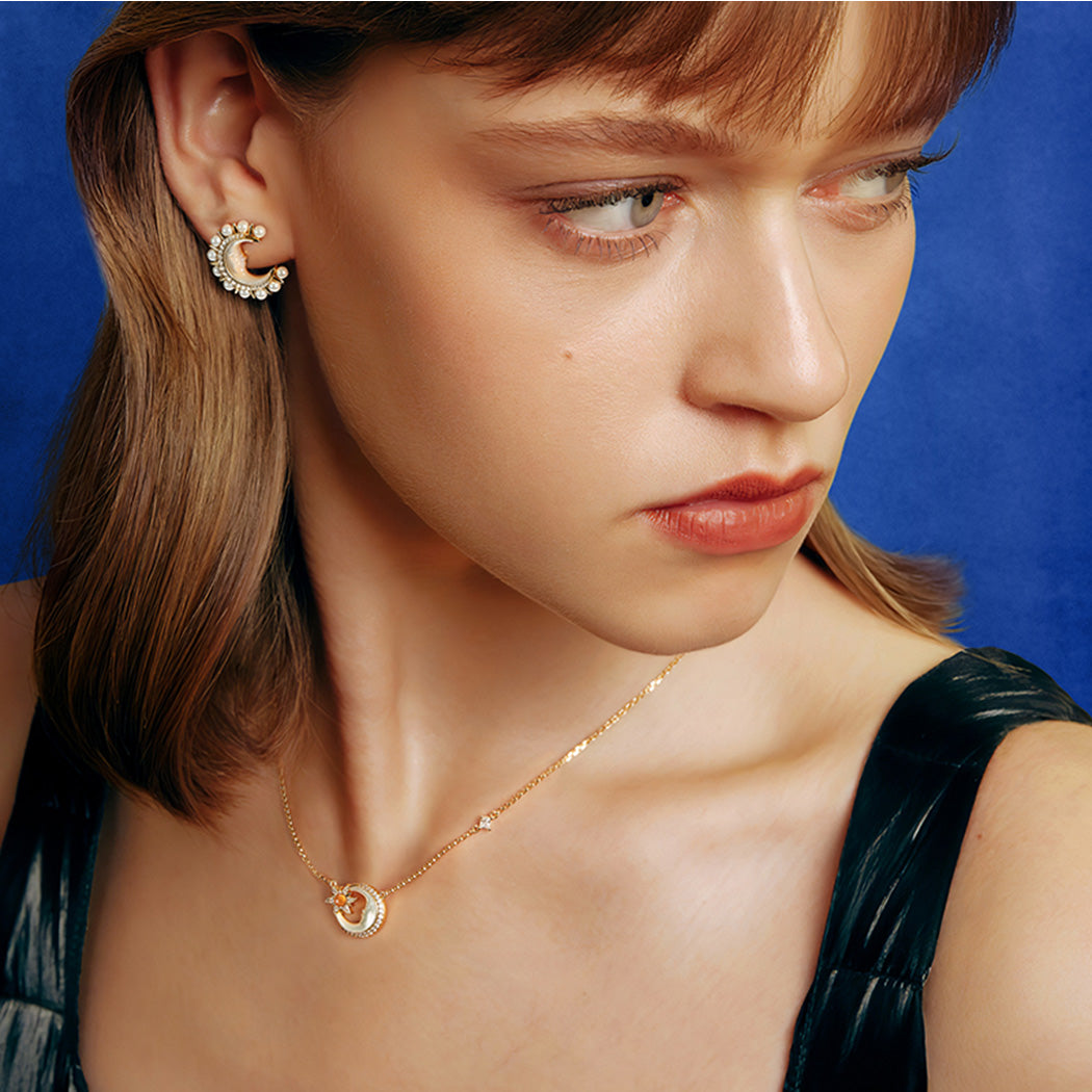 Astrology Moon Earrings