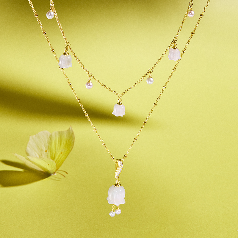Blossom Lily of the Valley Necklace Gift Set