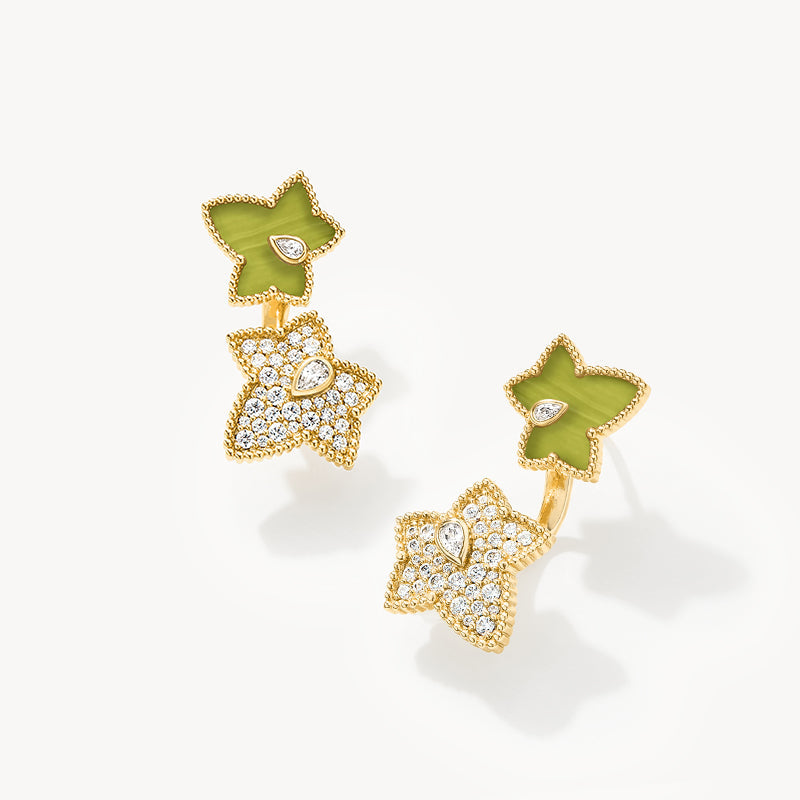 Lola Rose x AHALOLO Ivy Collection Green Calcite Stud Earrings(Shipping from July 13th)