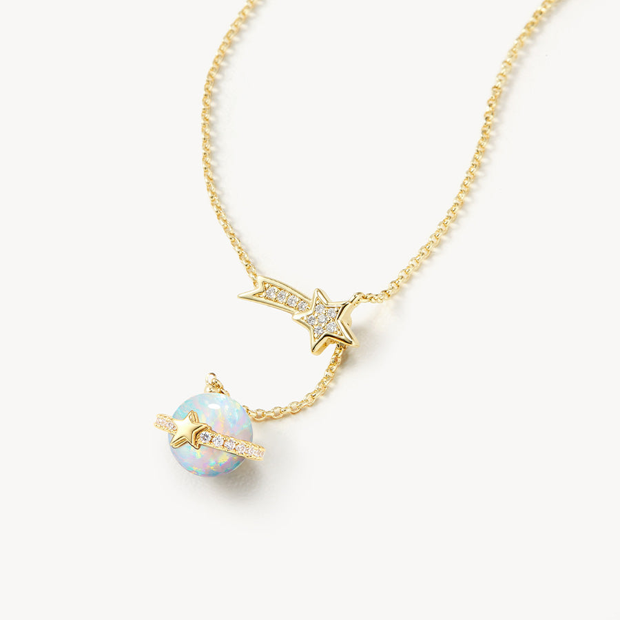 Heliocentric Opal Necklace