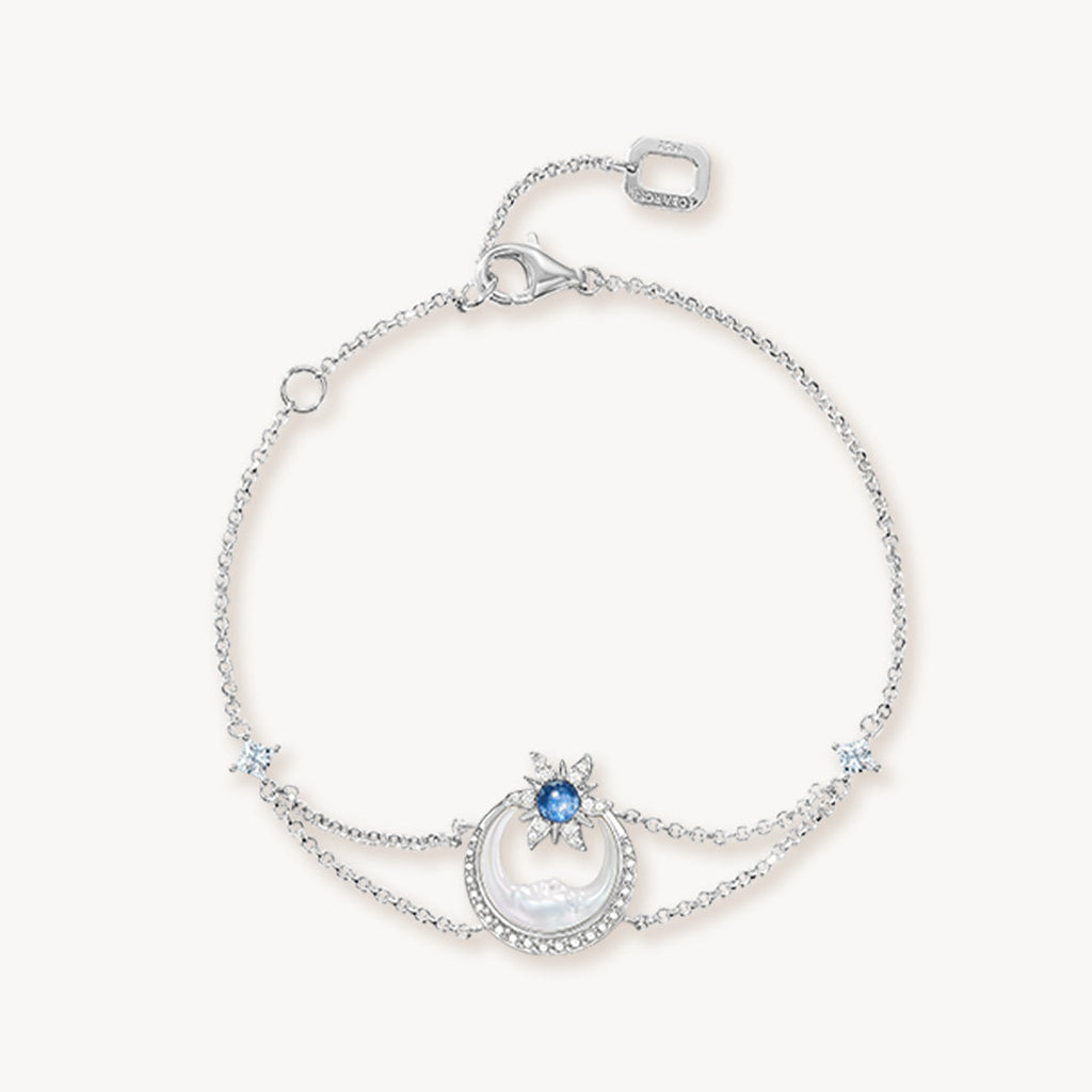 Astrology Moon Mother of Pearl Bracelet