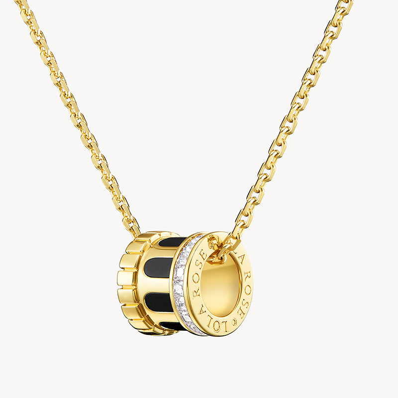 Arch Black Onyx Necklace