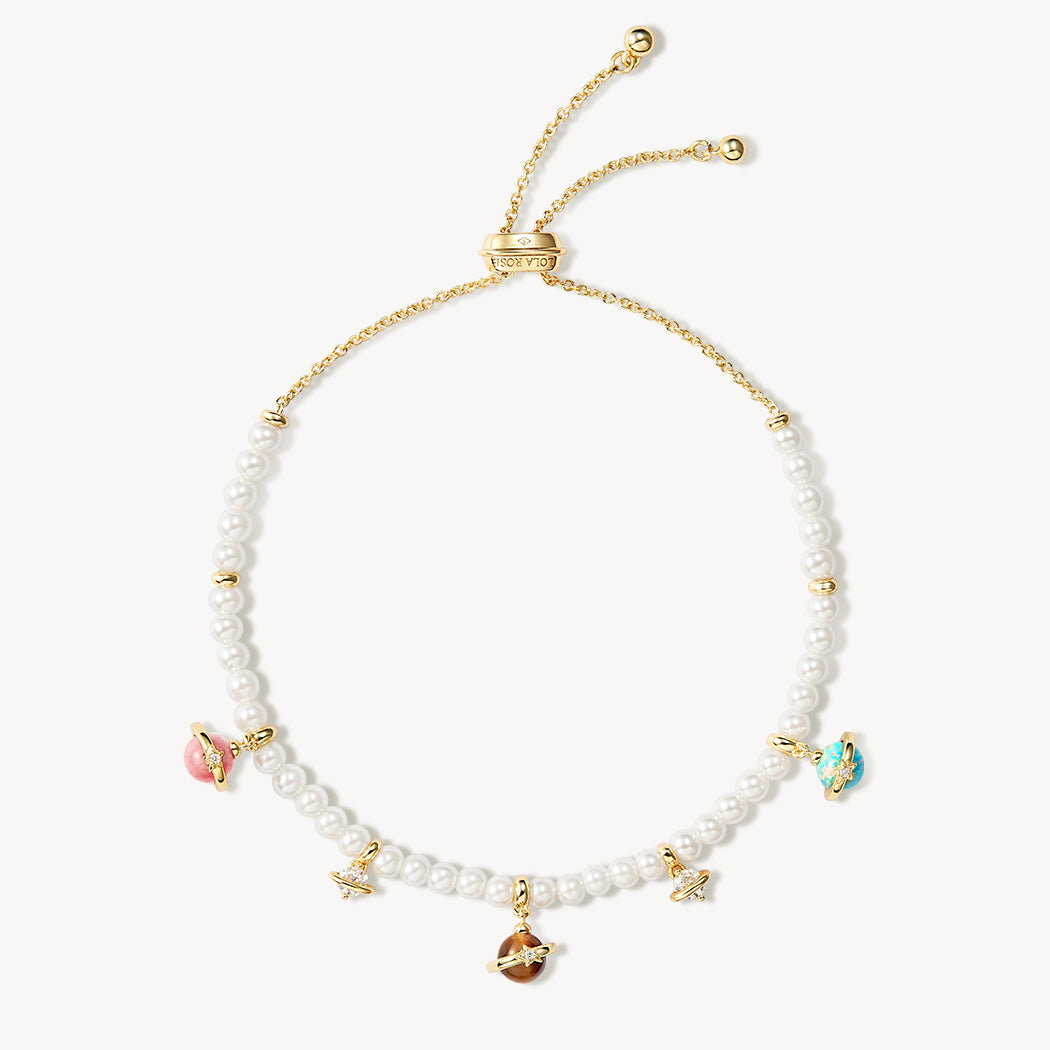 Heliocentric Pearl Bracelet