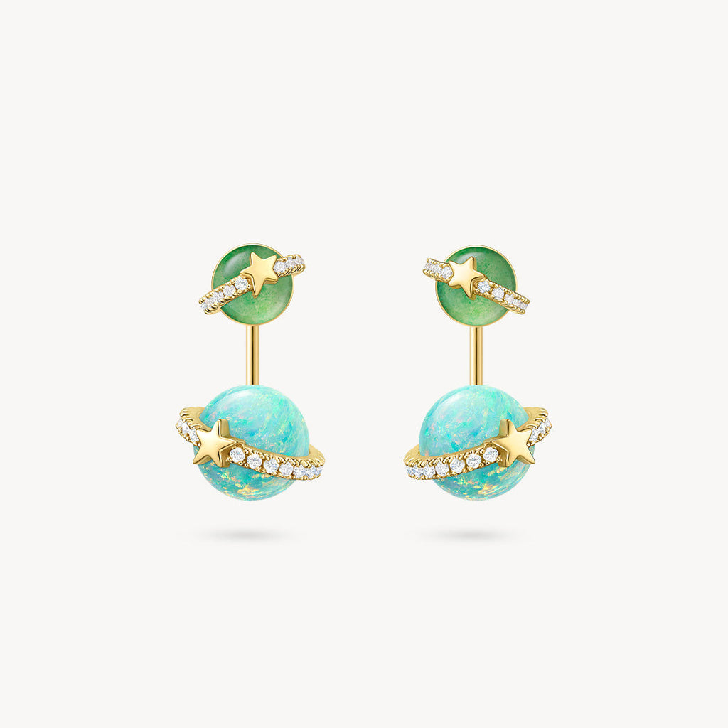 Heliocentric Opal Necklace & Earrings & Bracelet Gift Set