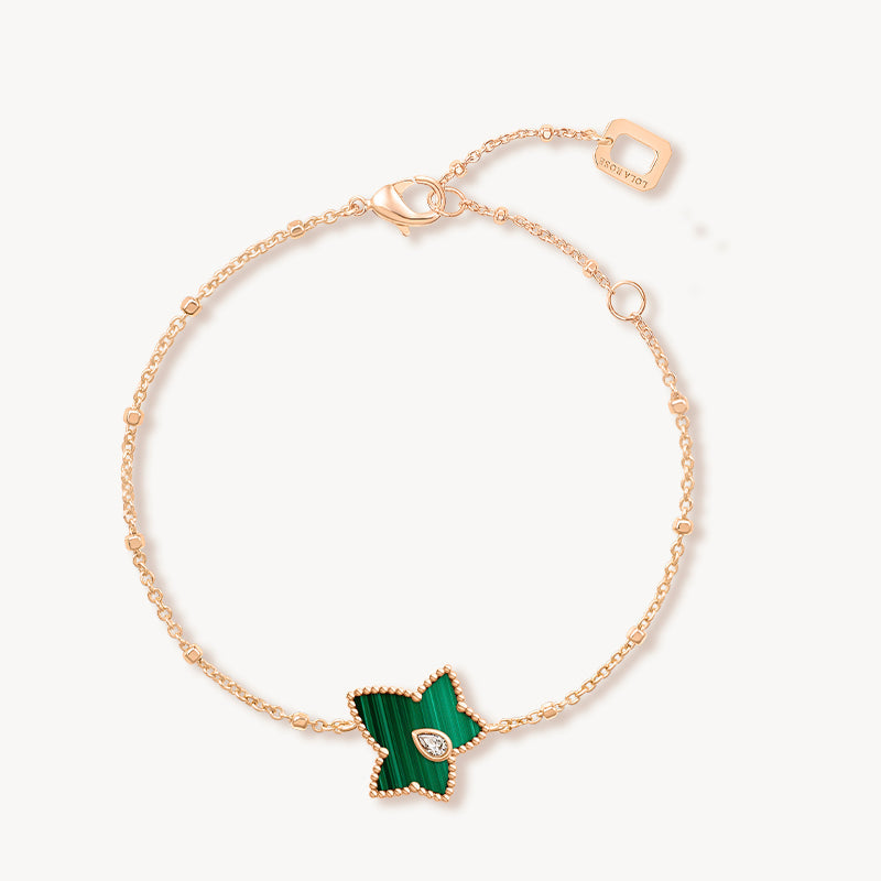 Malachite Bead Bracelet