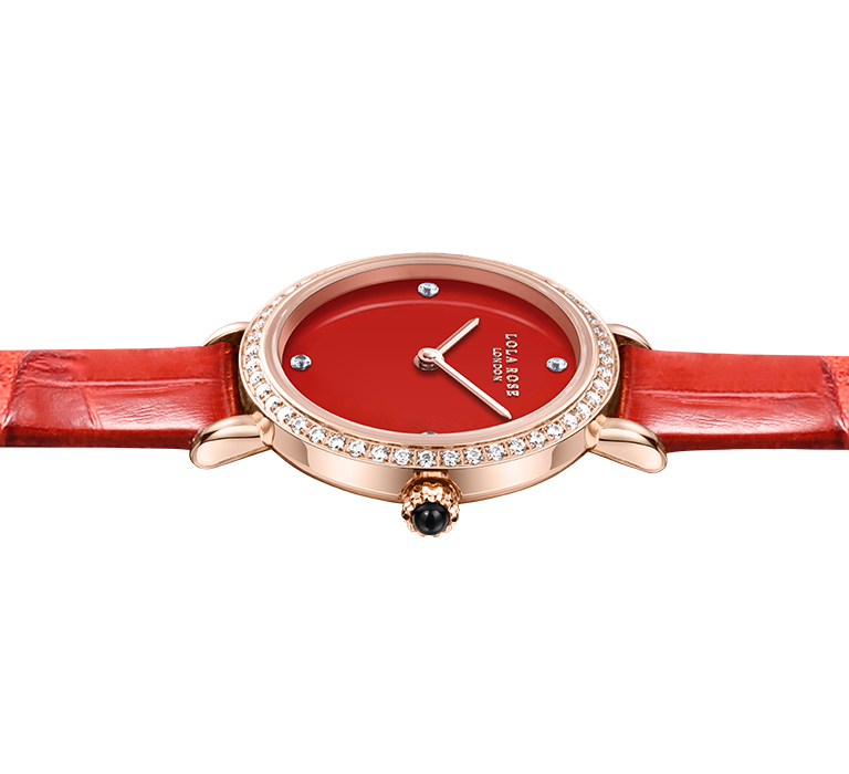 Carnelian Watch With Zircon