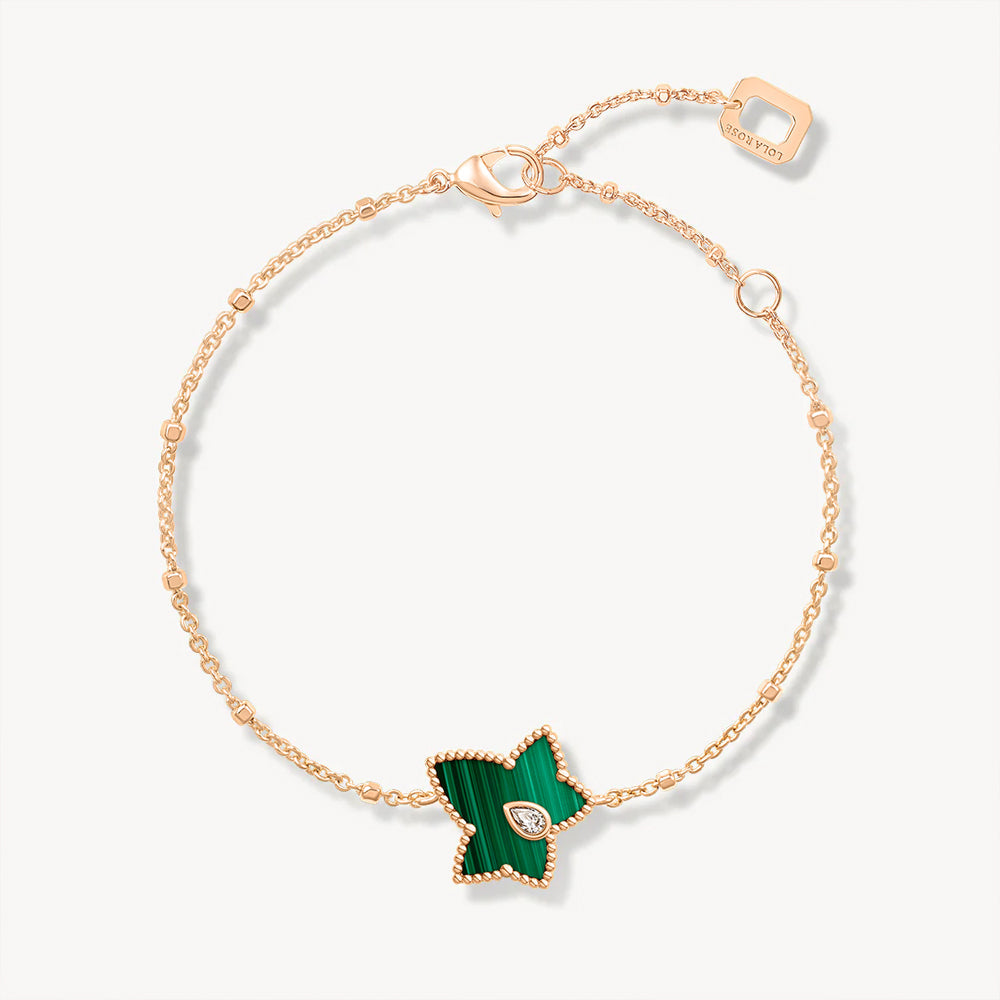 Malachite Bead Bracelet