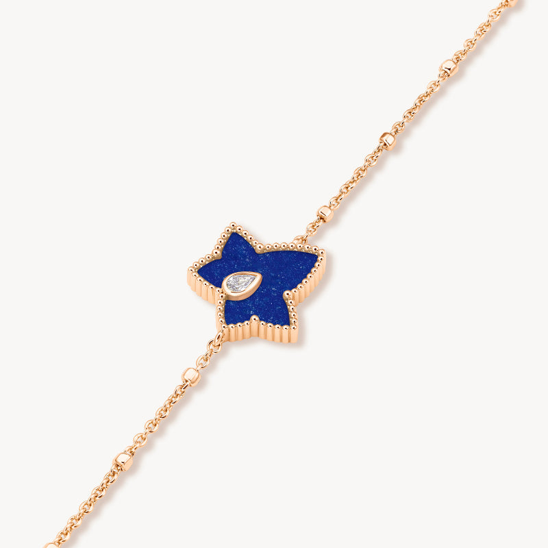 Lapis Lazuli Bead Bracelet
