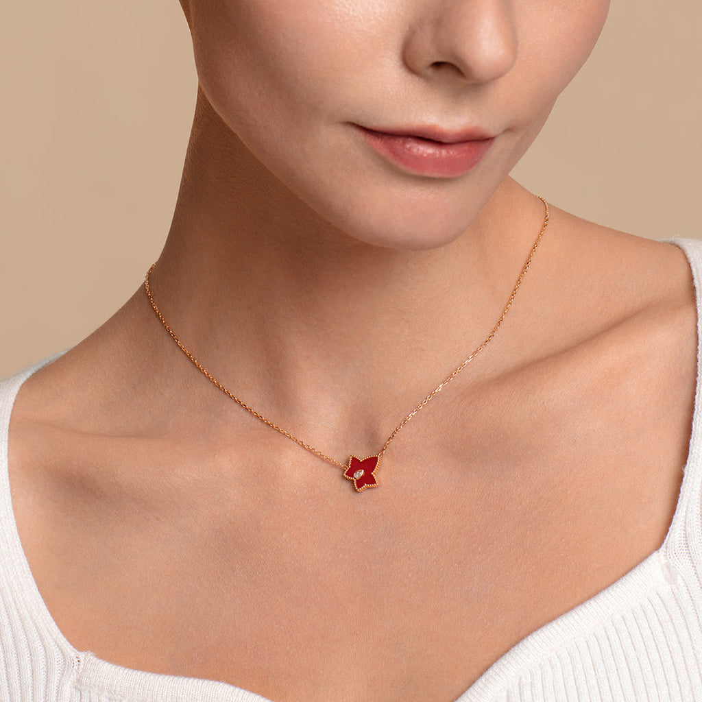 Carnelian Bead Necklace