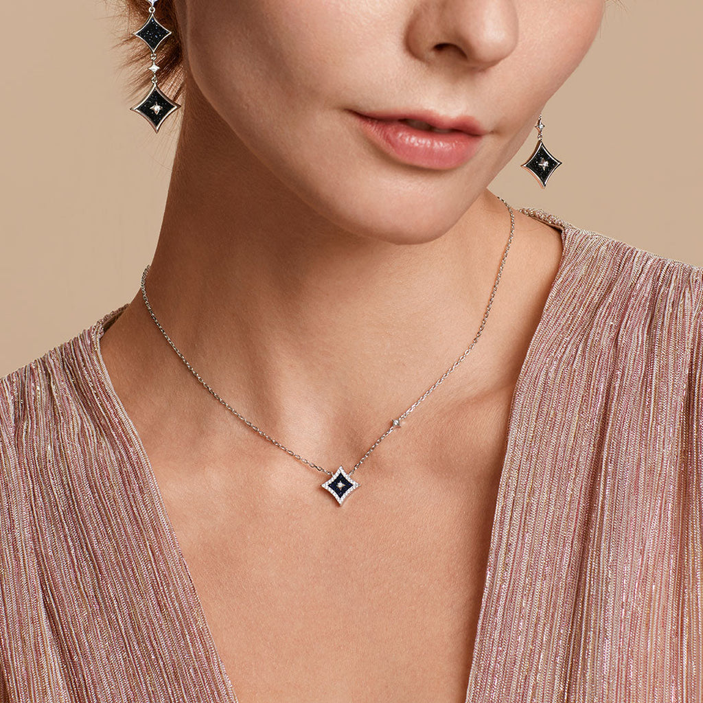 Blue Sandstone Necklace