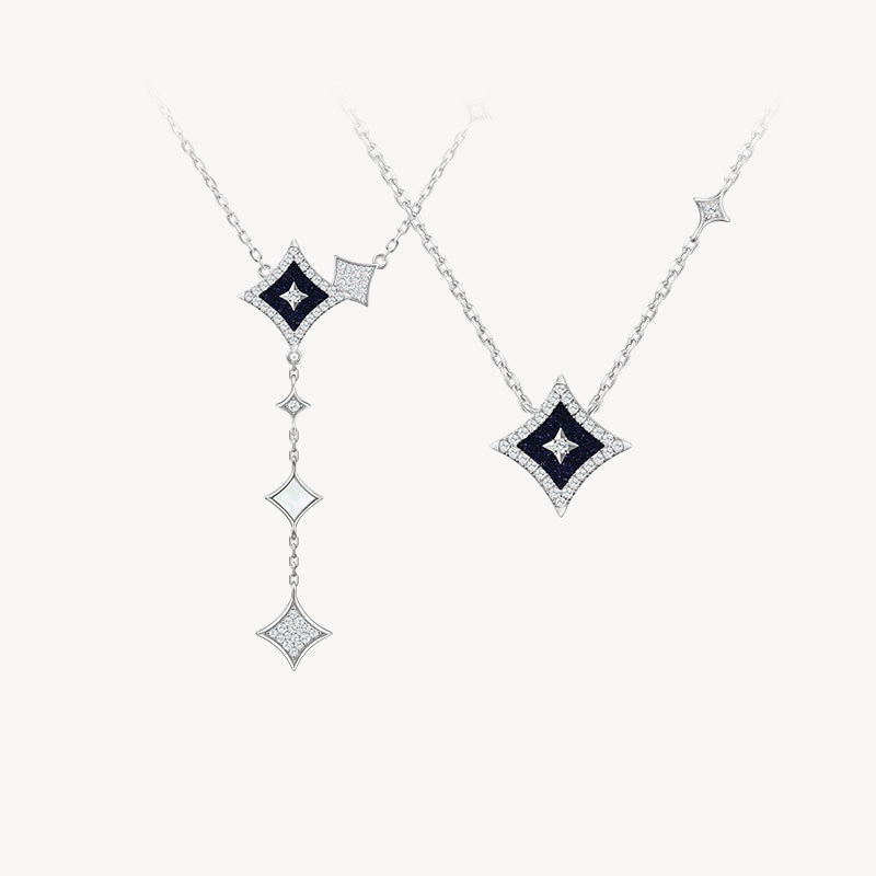 Blue Sandstone Necklace Gift Set