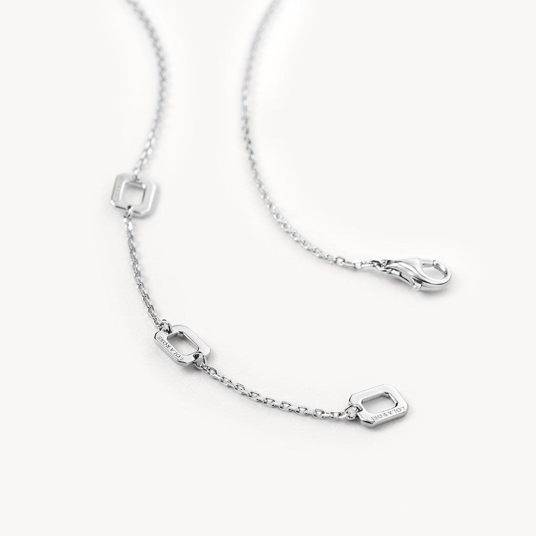 Blue Sandstone Chain Necklace