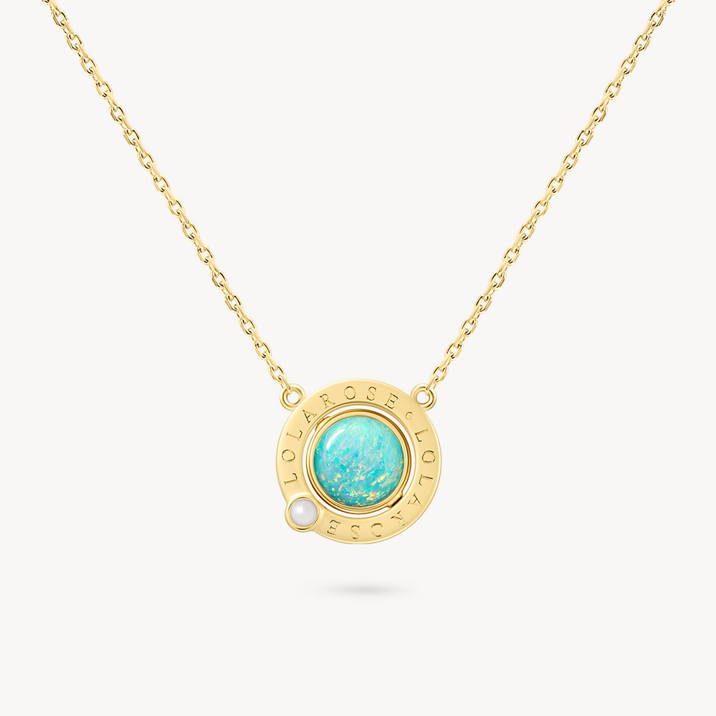 Heliocentric Opal Necklace