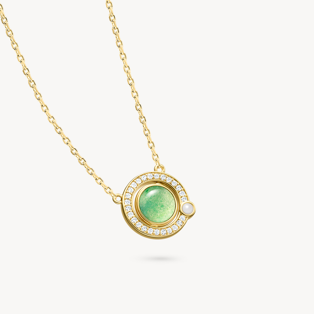 Heliocentric Opal Necklace