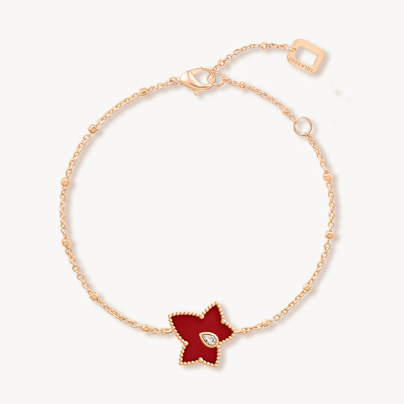 Carnelian Bead Bracelet
