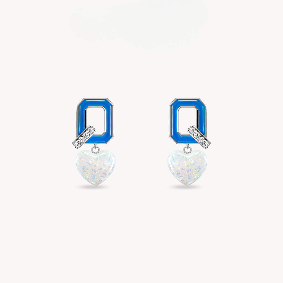 Blue Agate Earrings