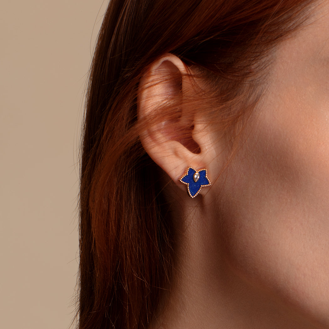 Lapis Lazuli Bead Earrings