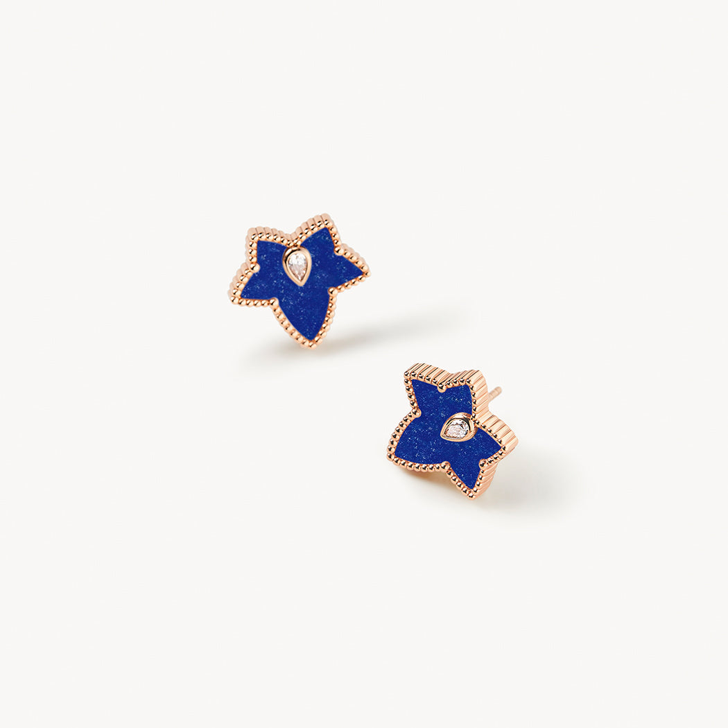 Lapis Lazuli Bead Earrings