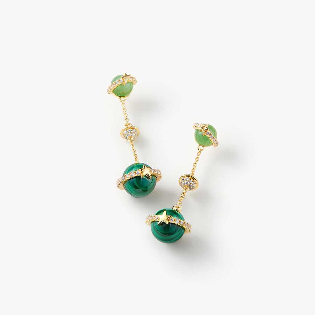 Malachite Earrings