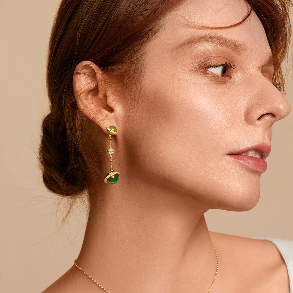 Malachite Earrings