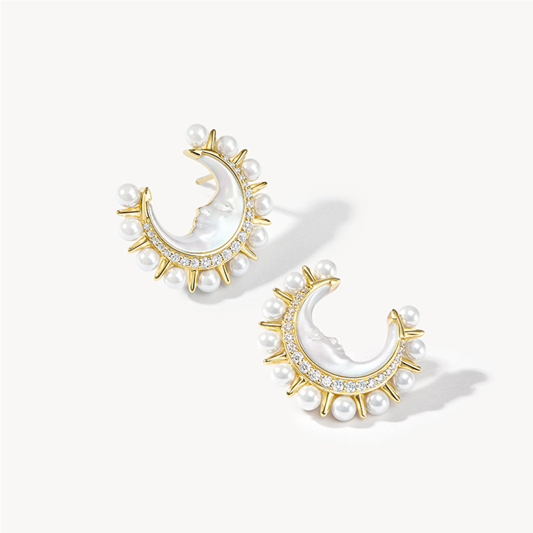 Astrology Moon Earrings