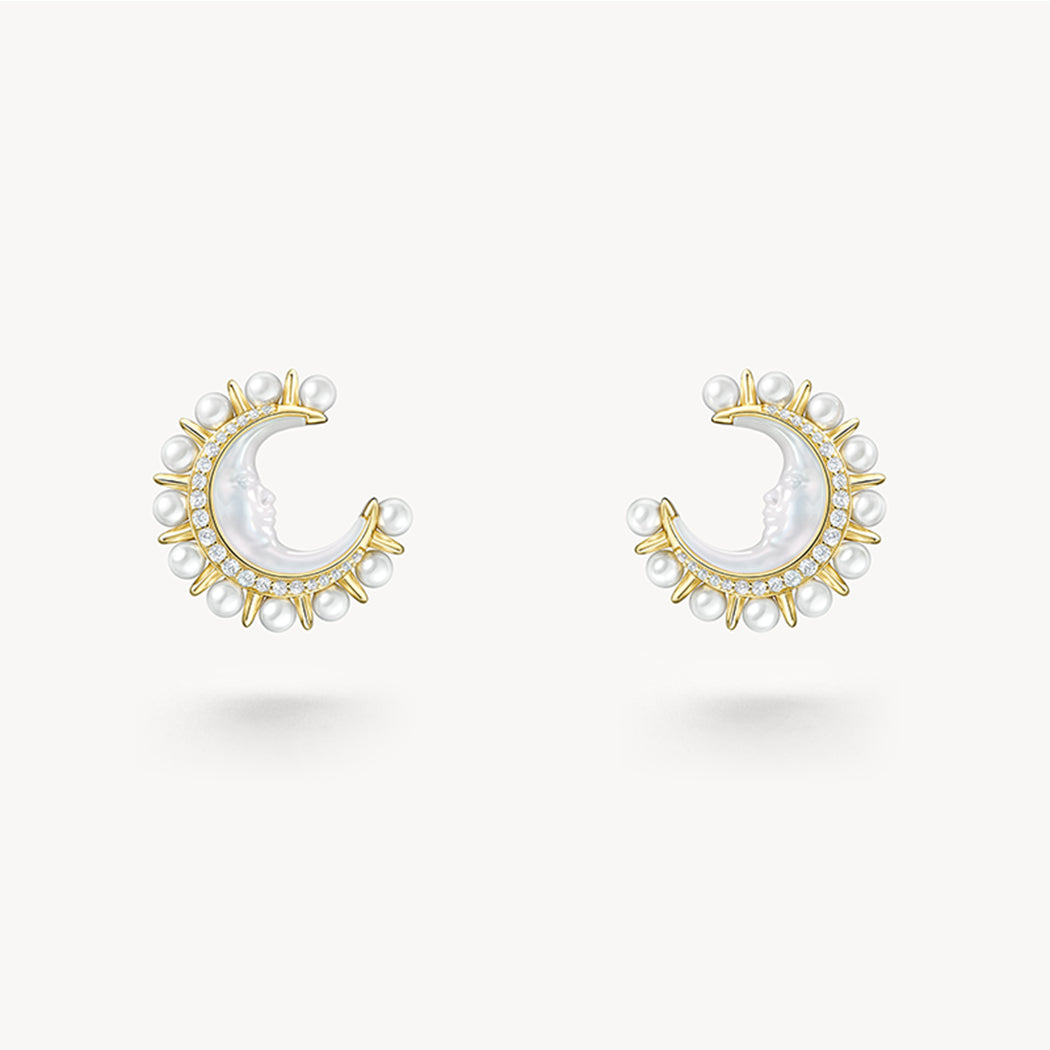 Astrology Moon Earrings