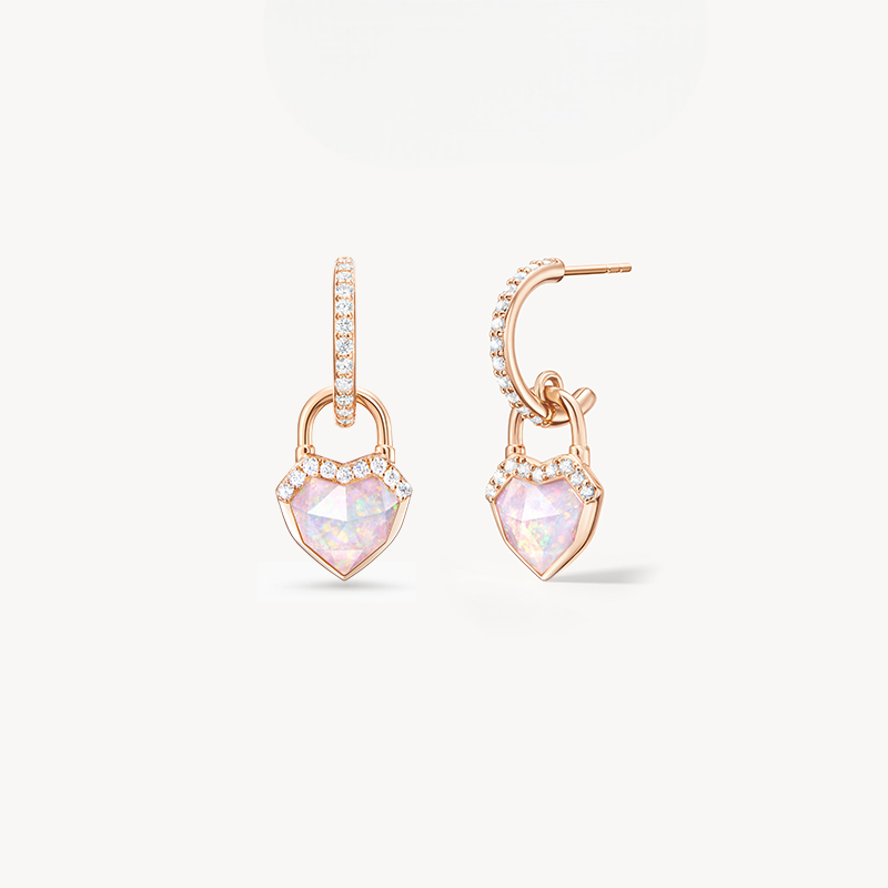 Heart Lock Earrings