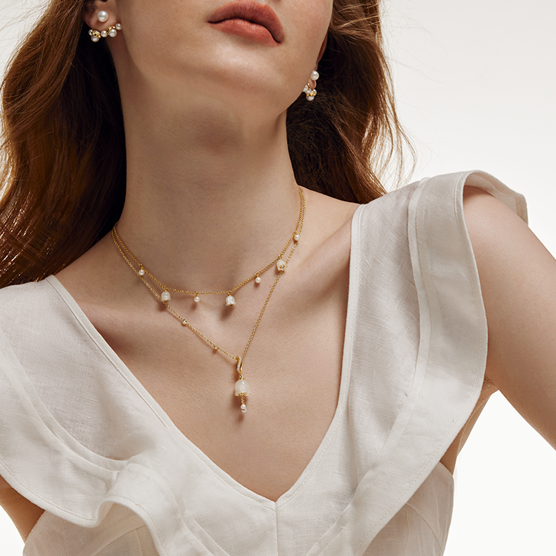 Blossom Lily of the Valley Necklace Gift Set