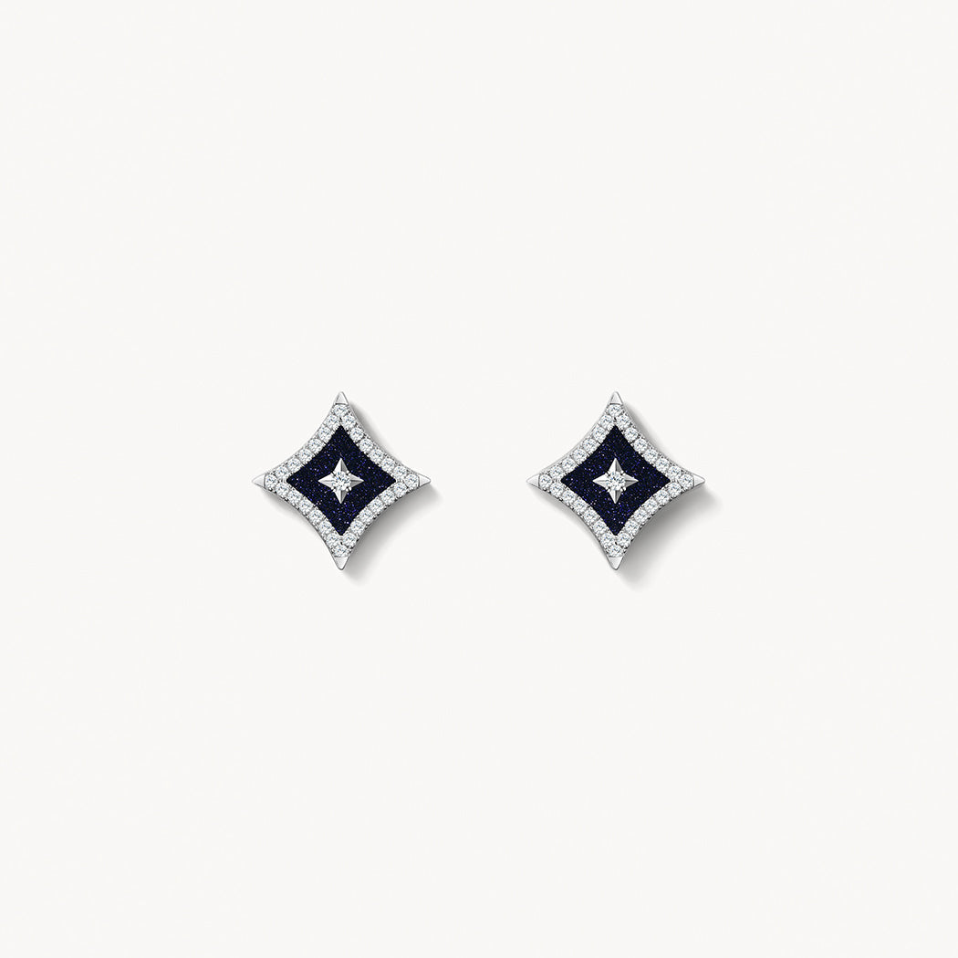 Blue Sandstone Earrings