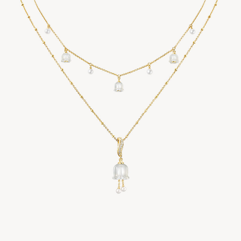 Blossom Lily of the Valley Necklace Gift Set