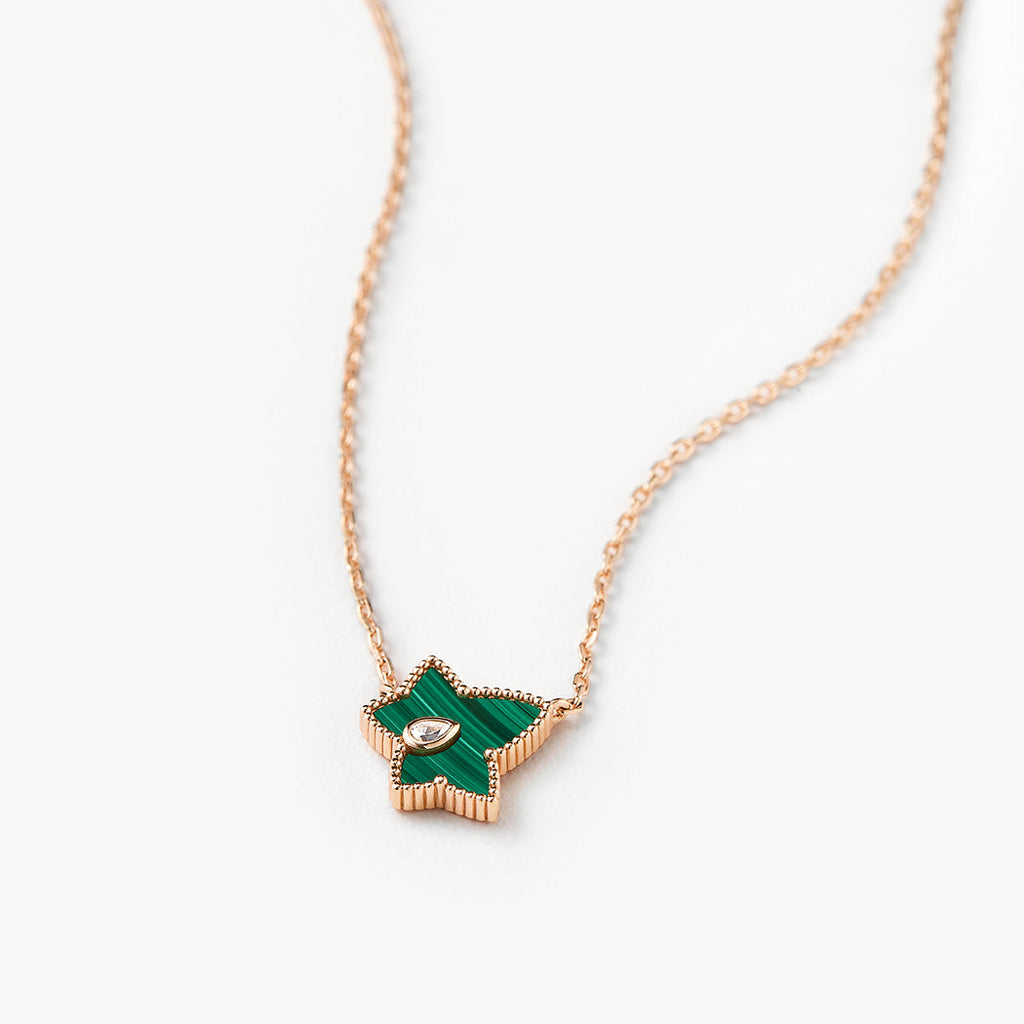 Malachite Bead Necklace