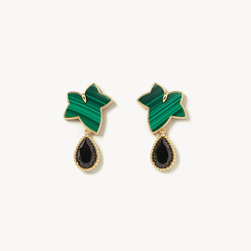 Malachite Earrings