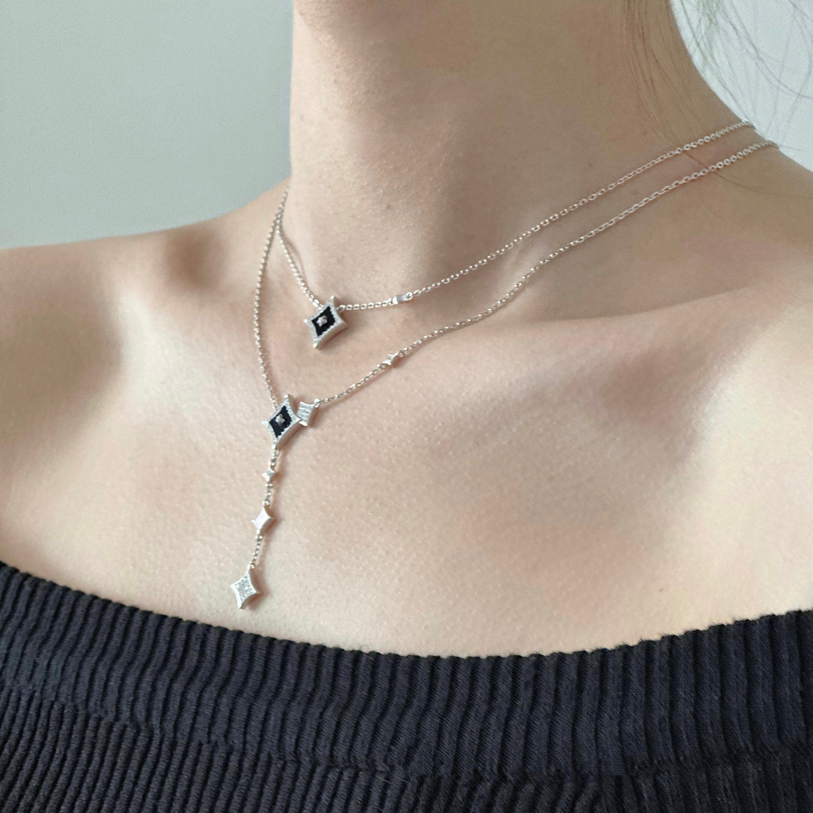 Blue Sandstone Necklace Gift Set